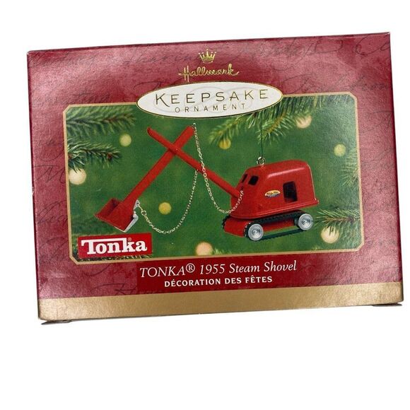 Hallmark Keepsake Ornament 2001 TONKA 1955 STEAM SHOVEL Die Cast Metal - Picture 1 of 3